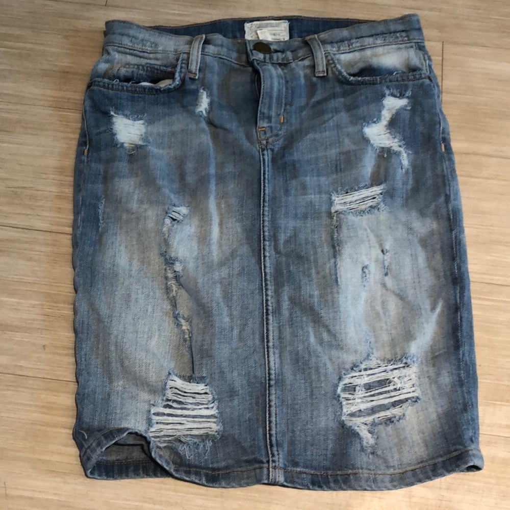 Current Elliot jean skirt